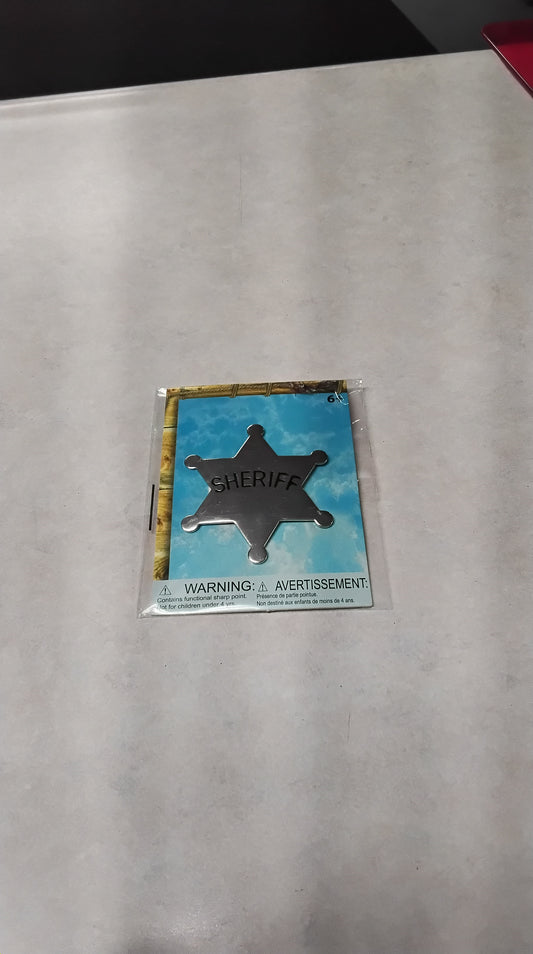 Metal Sheriff Badge