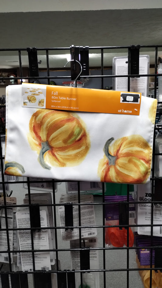 Pumpkin Autumn Table Runner
