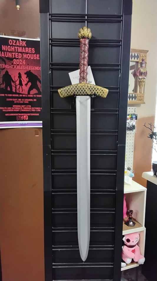 Red Handle Knight Sword