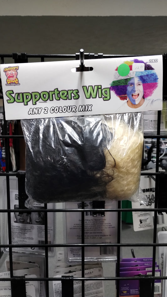 Black and Blonde Supporter Wig Puffs