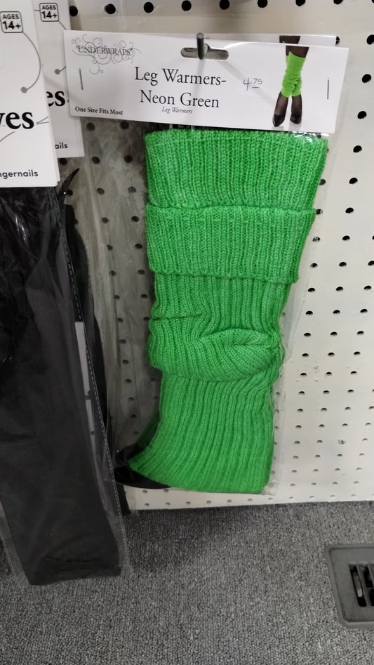 Neon Green Leg Warmers