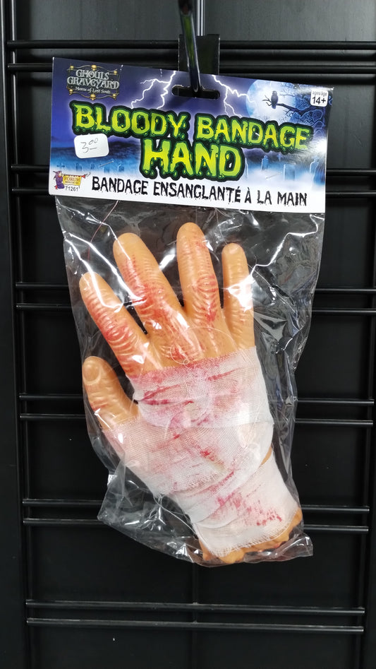 Bloody Bandaged Hand