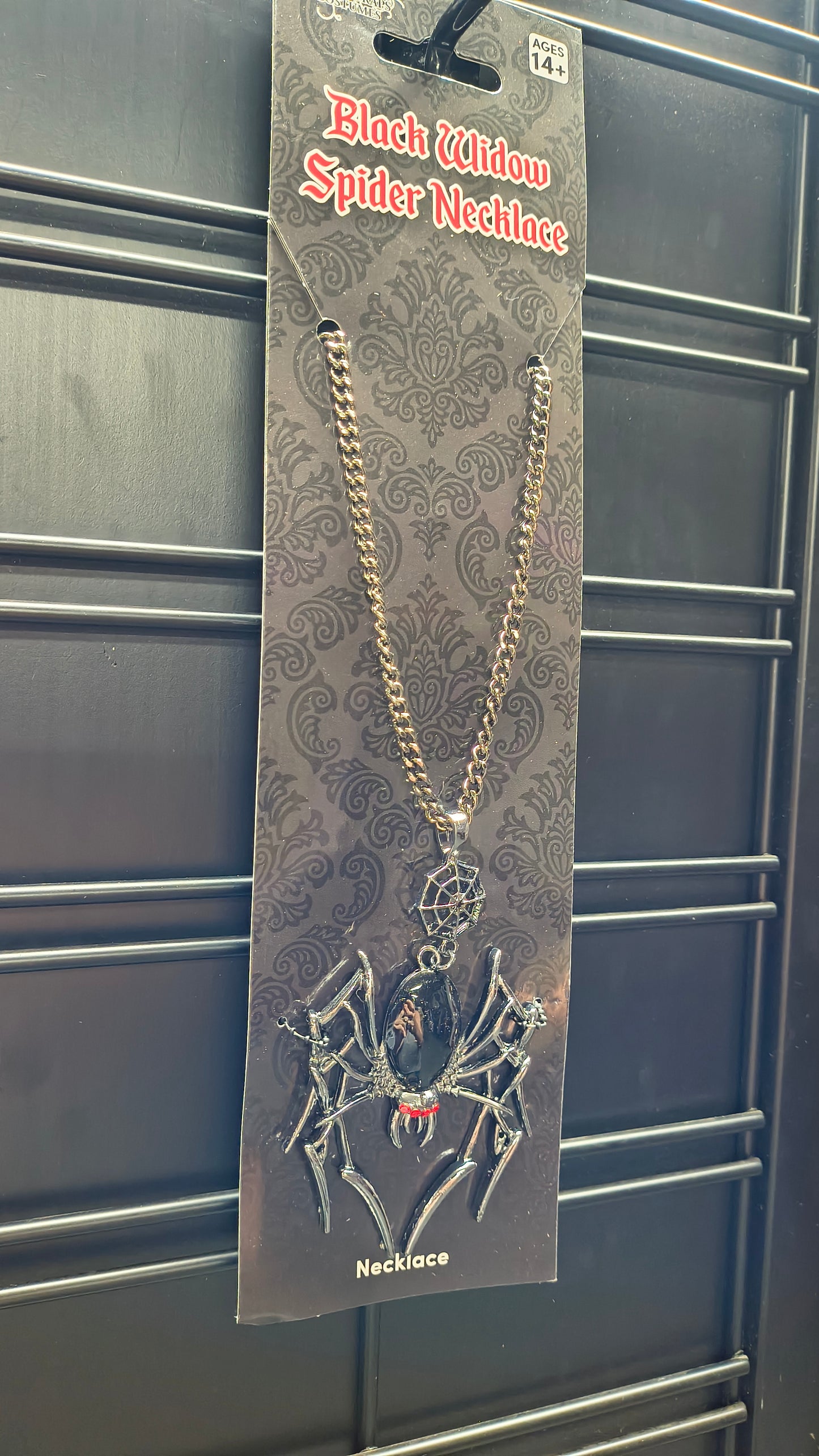 Black Widow Spider Pendant