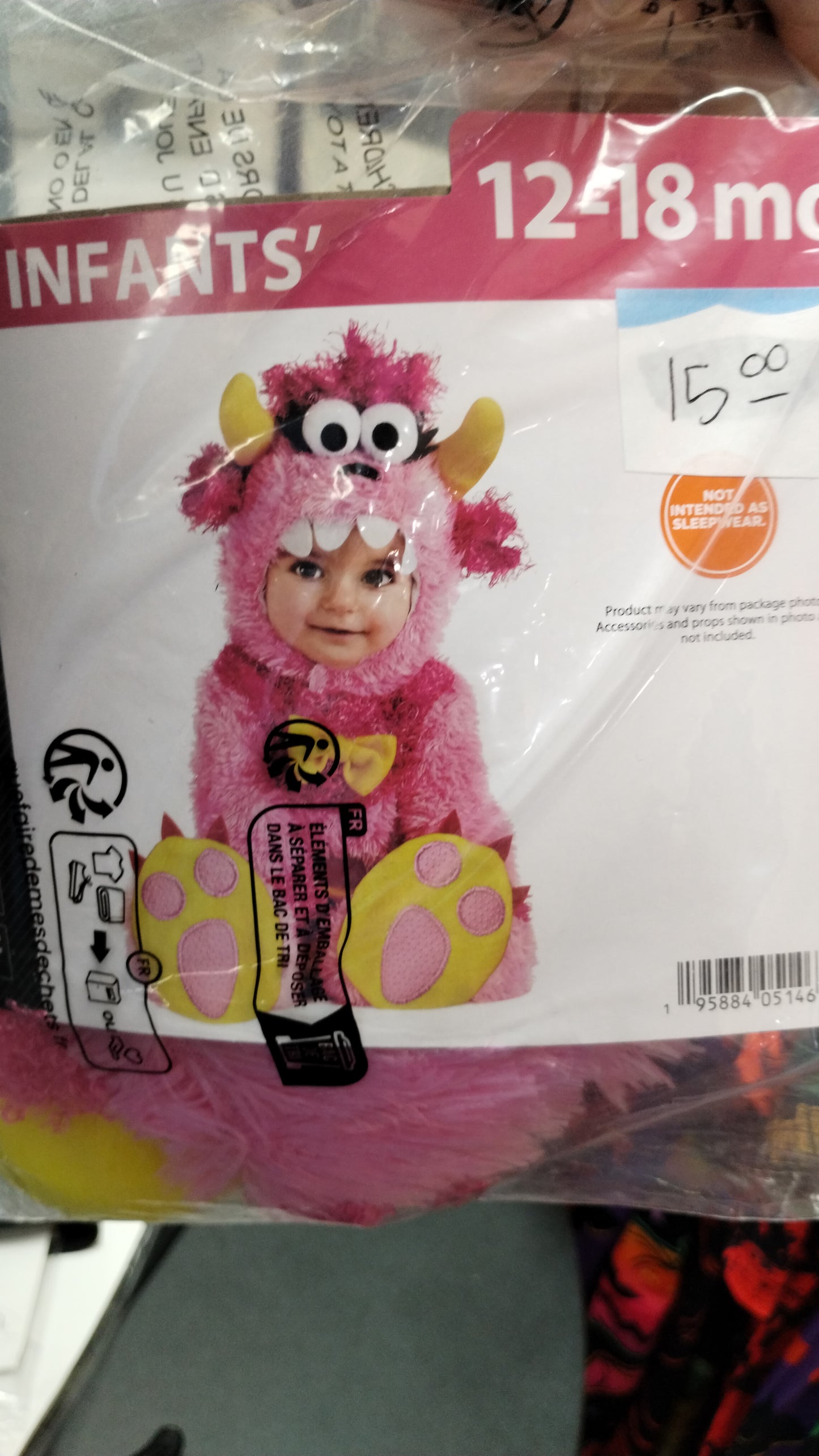 Pink Monster - (12-18m)