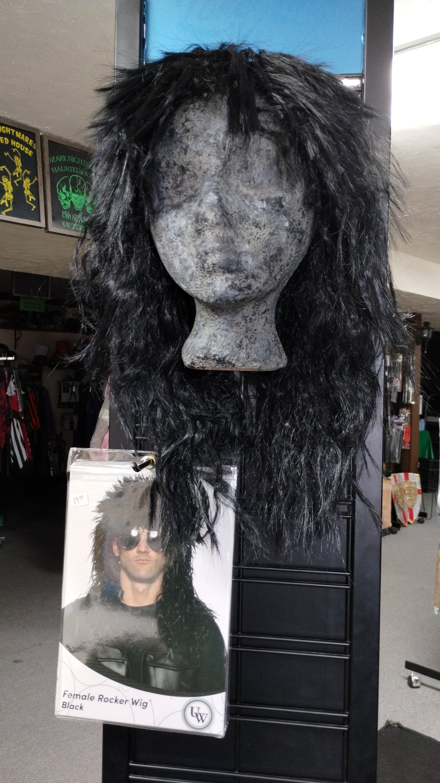 Rocker Wig - Black (Men's)