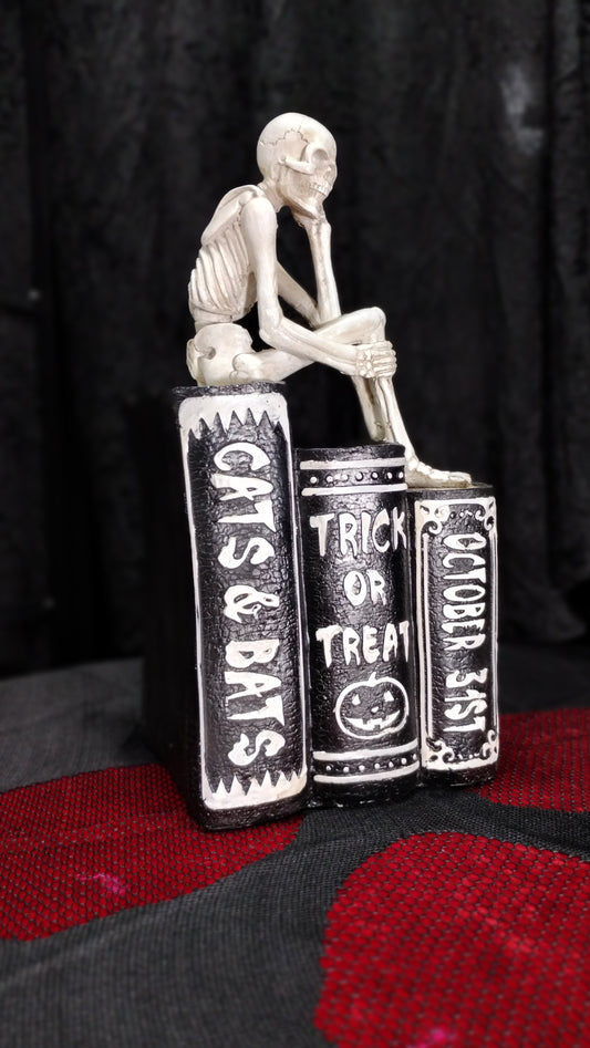 Halloween Stories Shelf Decor