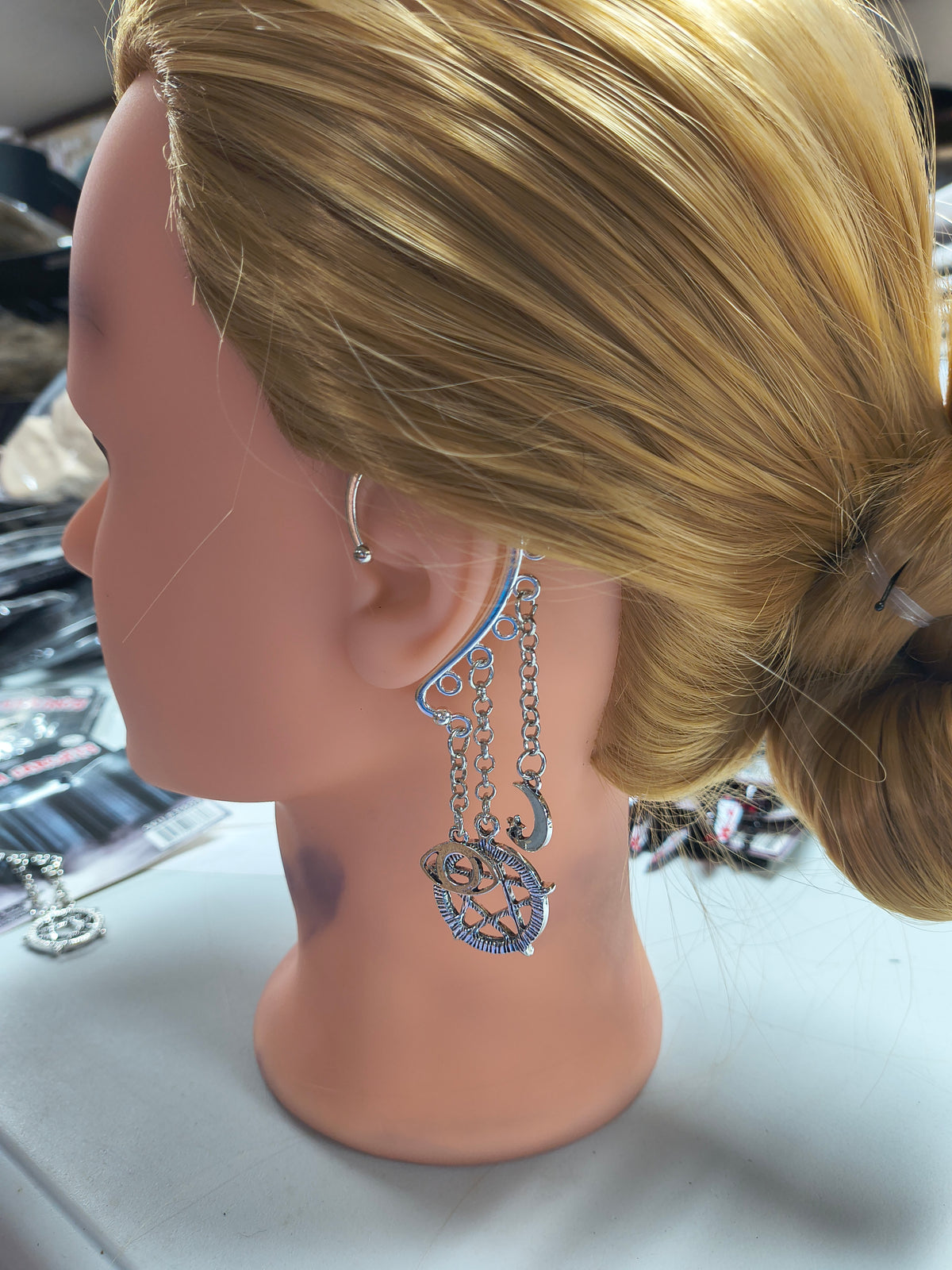 Pentagram Earcuffs