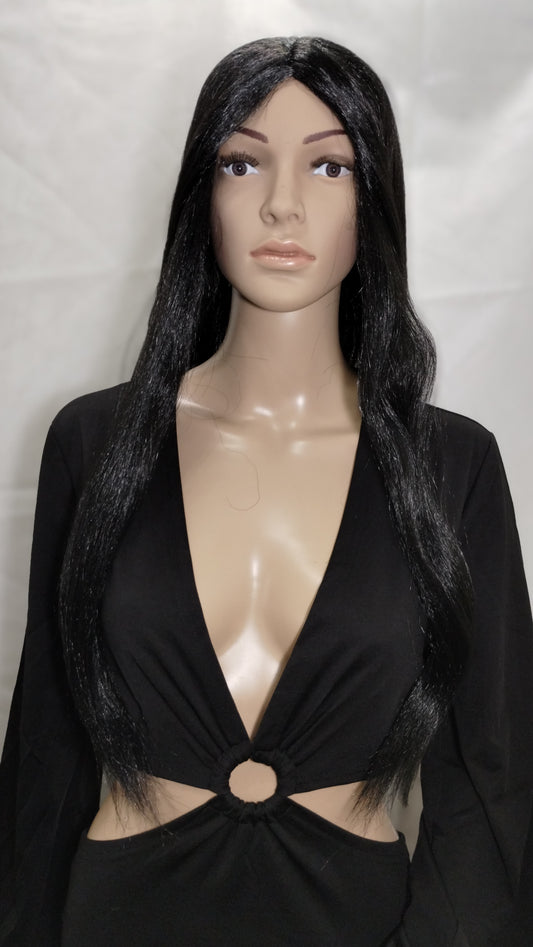 Long Black Witch Wig