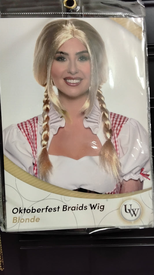 Oktoberfest Braids Wig Blonde