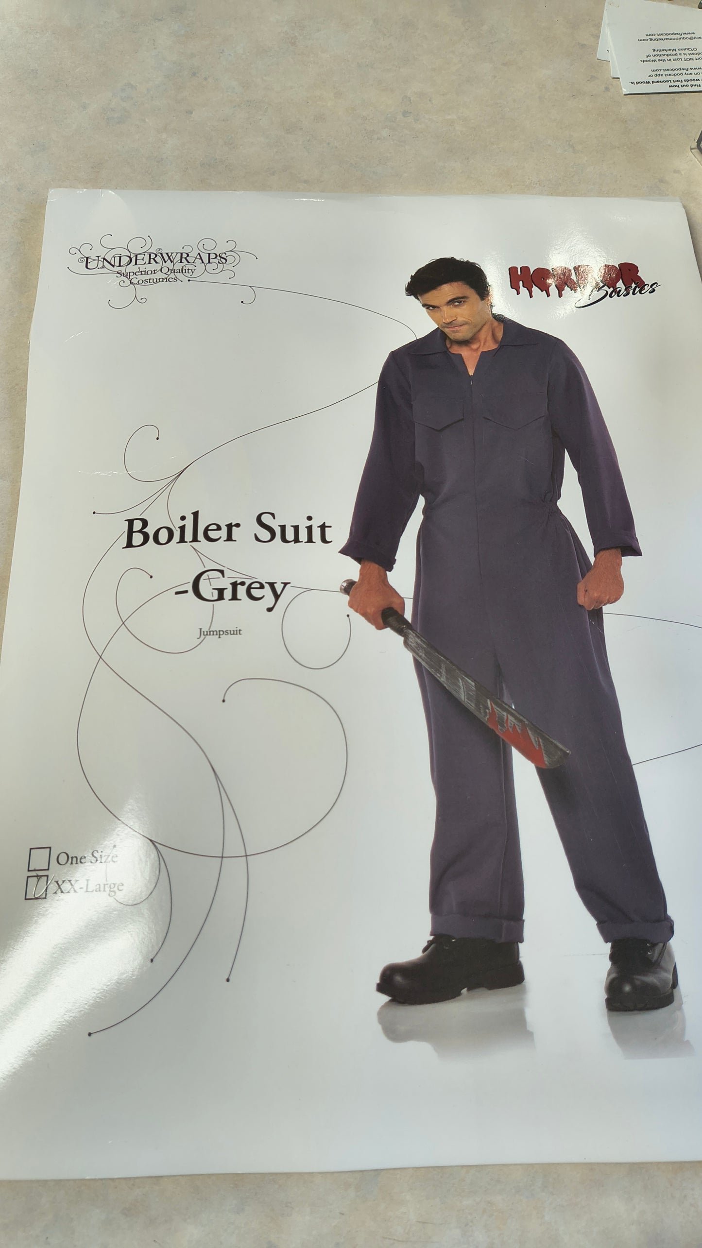 Boiler Suit - Grey (XXL)