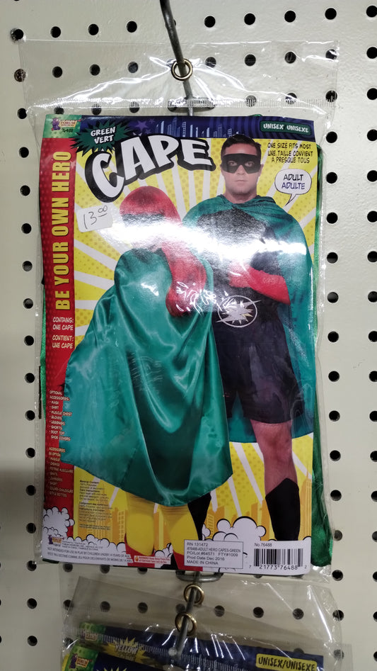Green Superhero Cape
