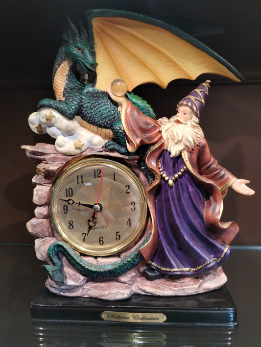 Dragon and Wizard Clock