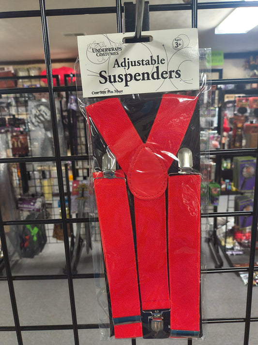 Suspenders - Red