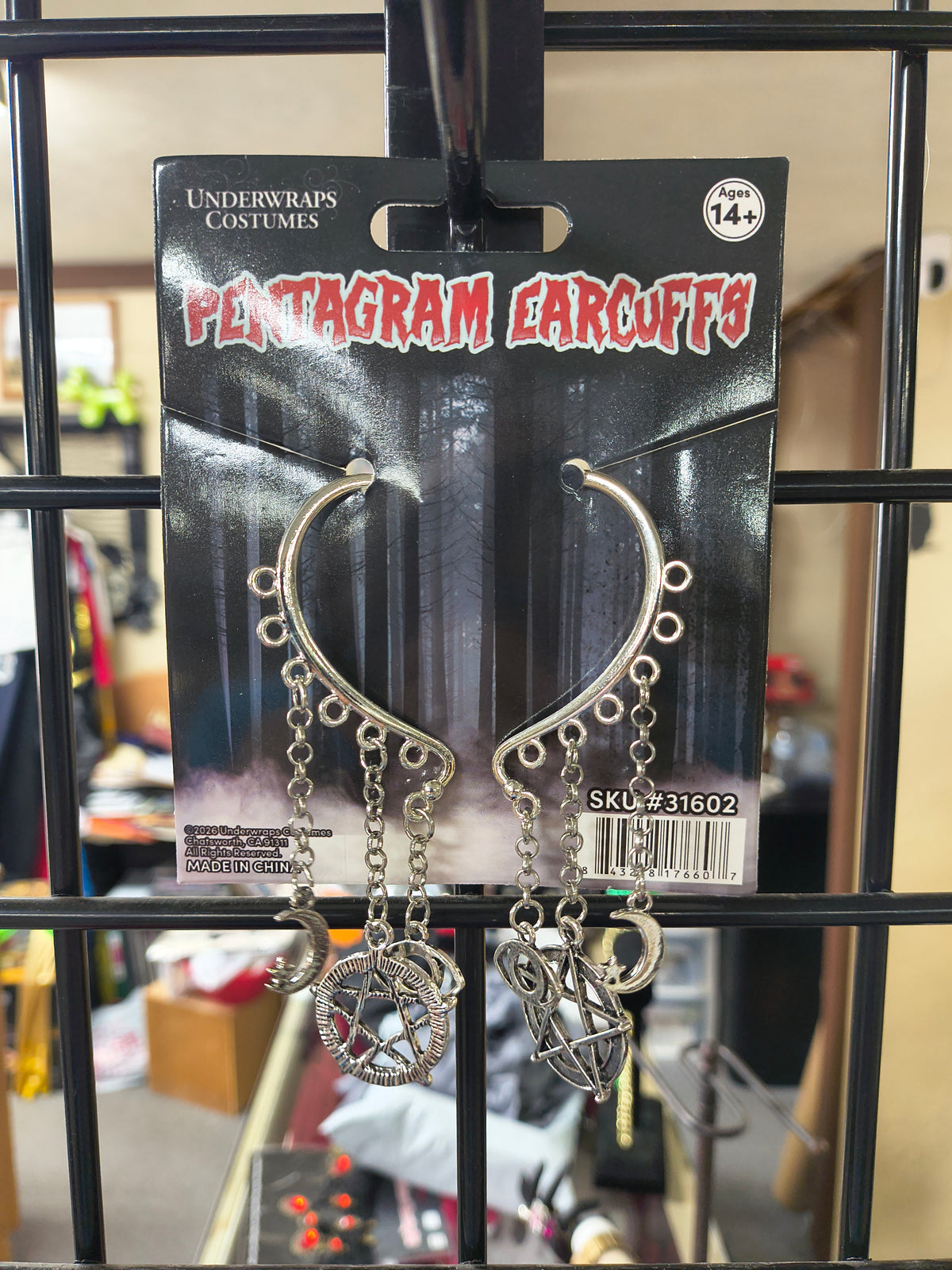 Pentagram Earcuffs