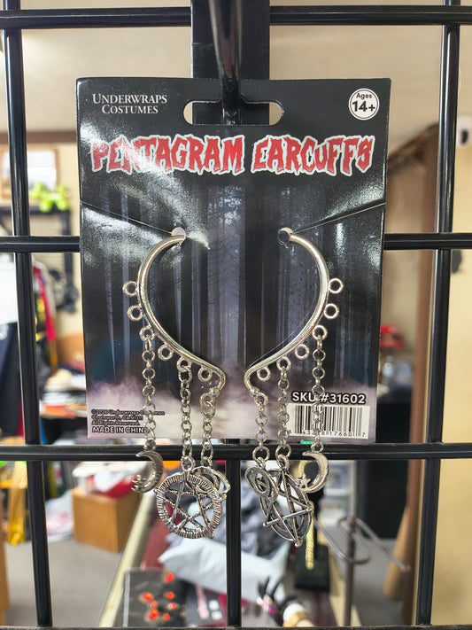 Pentagram Earcuffs