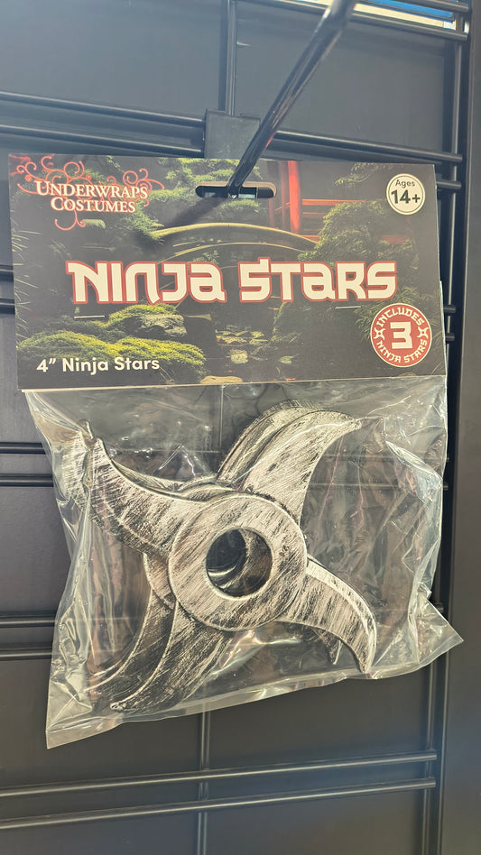 Ninja Stars Plastic