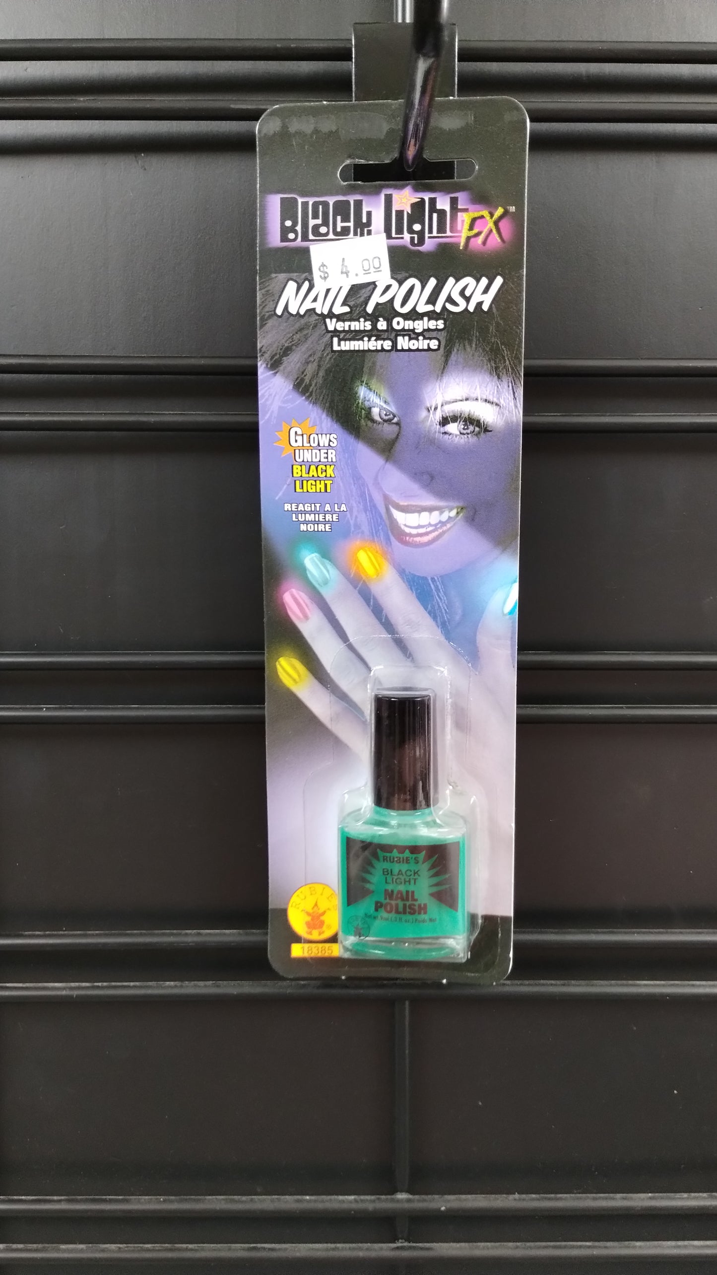 Green Blacklight Nail Polish
