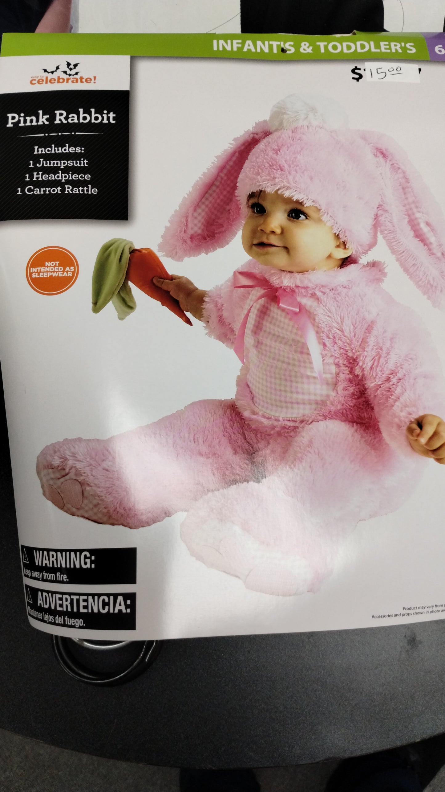 Pink Rabbit (6-12mo)