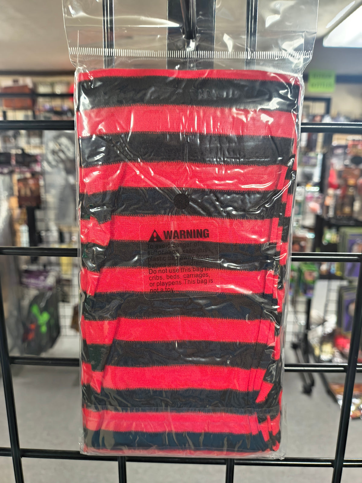 Striped Thigh High Stockings