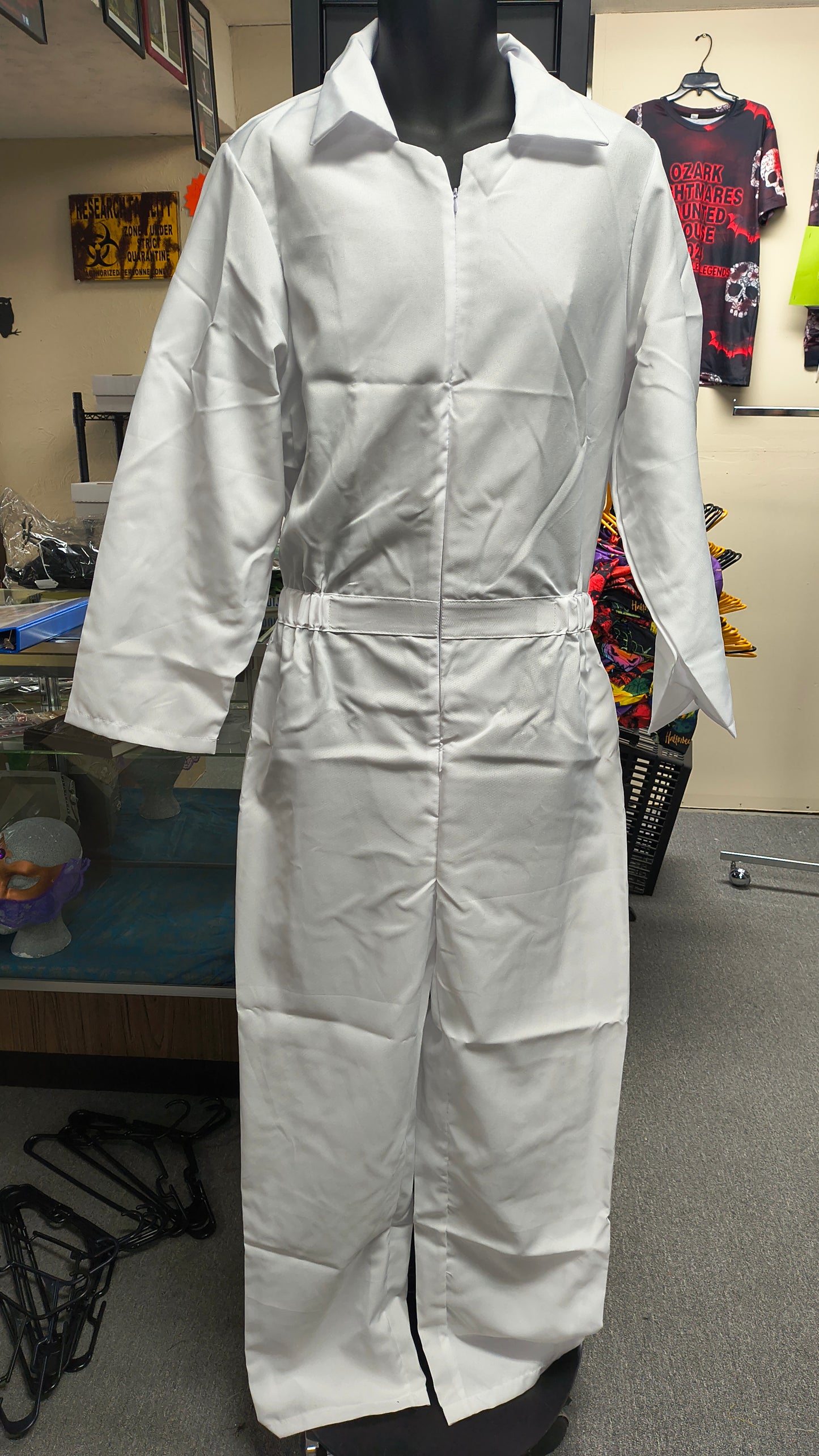 White Horror Jumpsuit - One Size