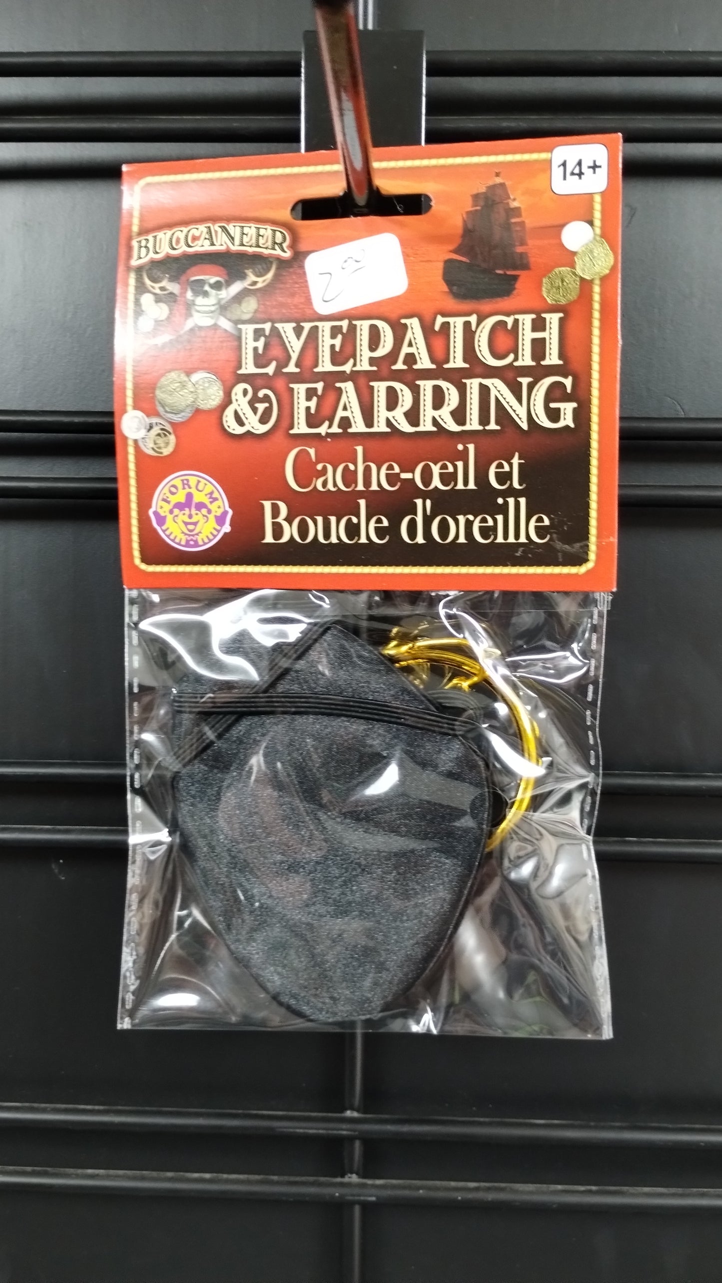 Eye Patch and Earring