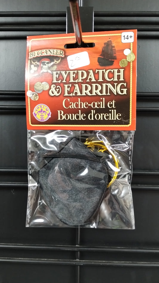 Eye Patch and Earring