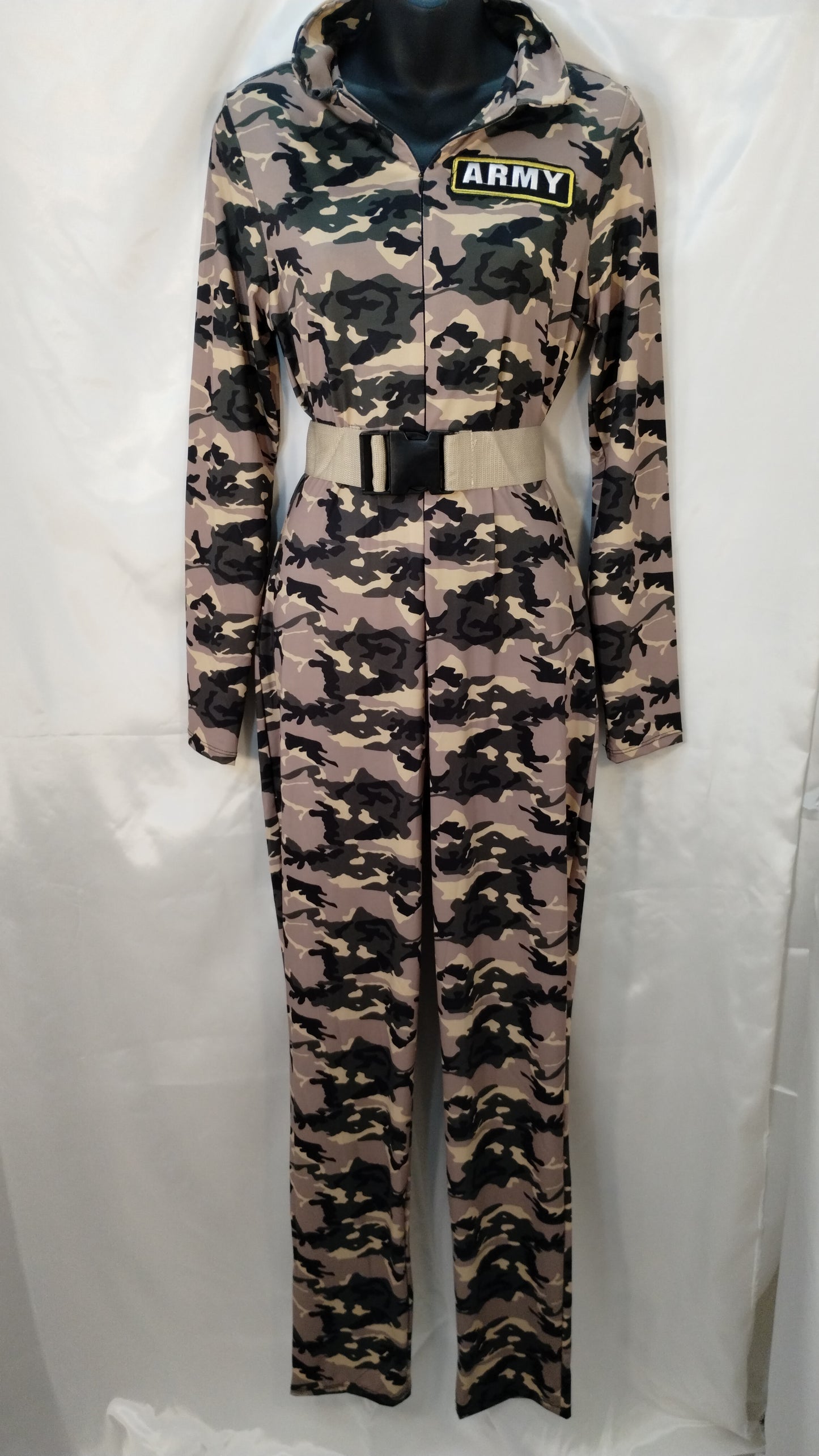 Camo Army Jumpsuit - L