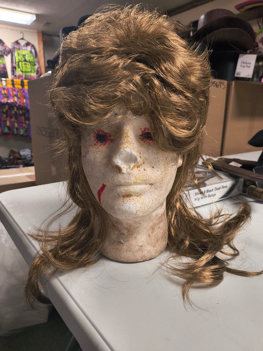 Brown Mullet Wig