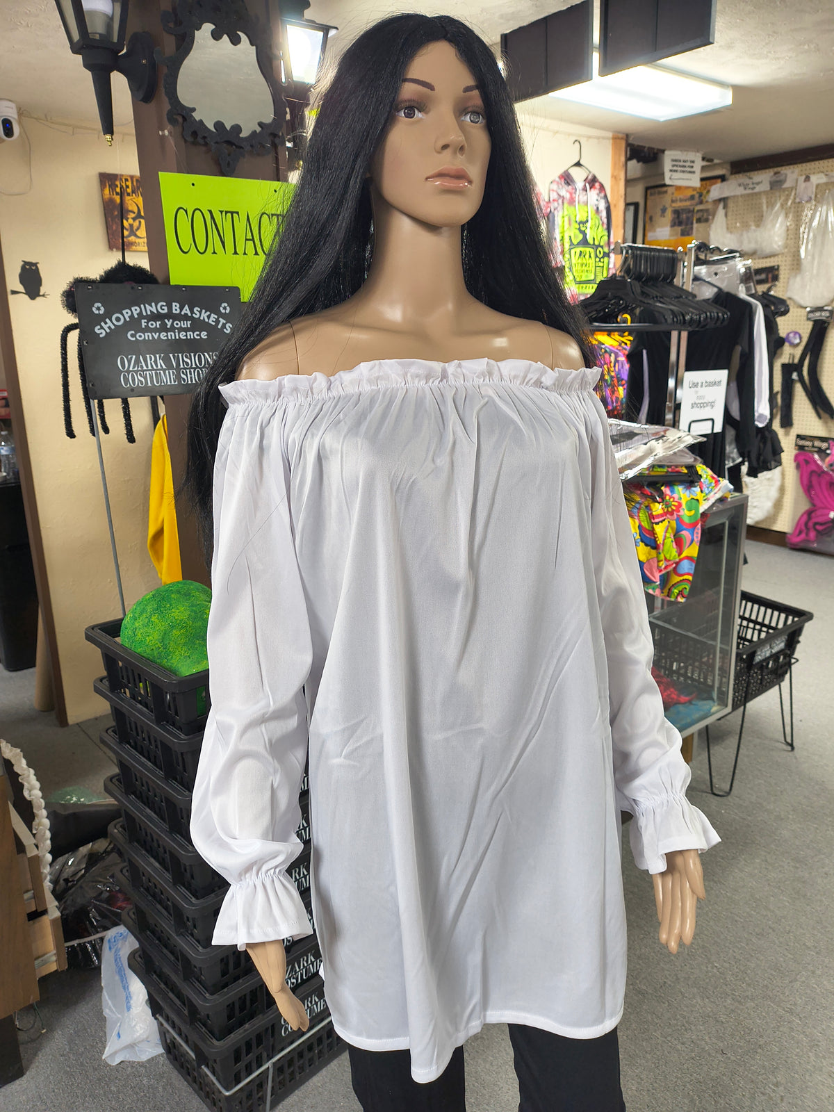 Renaissance Long Sleeve White Blouse