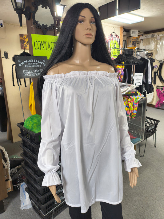 Renaissance Long Sleeve White Blouse