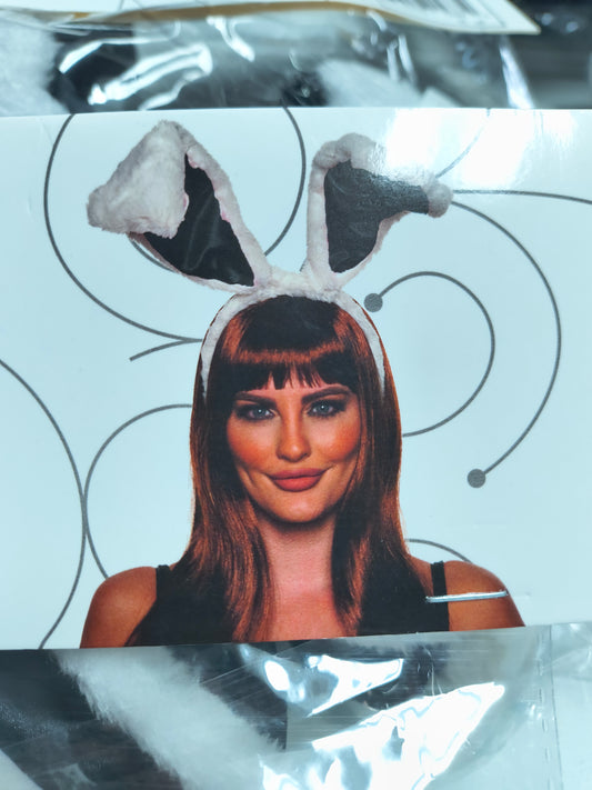 Bunny Ears and Tail Set - Black