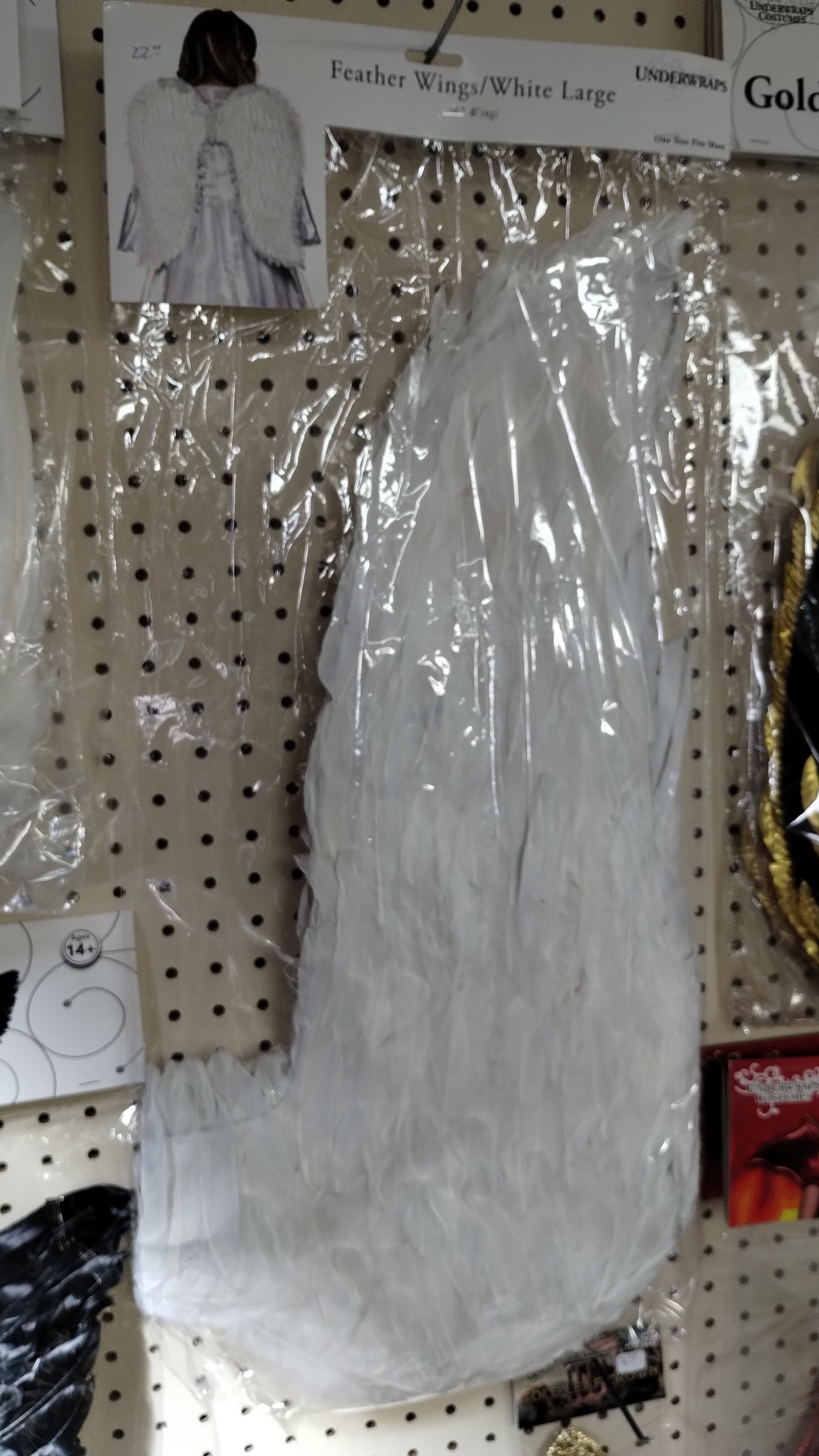 Large White Feather Wings