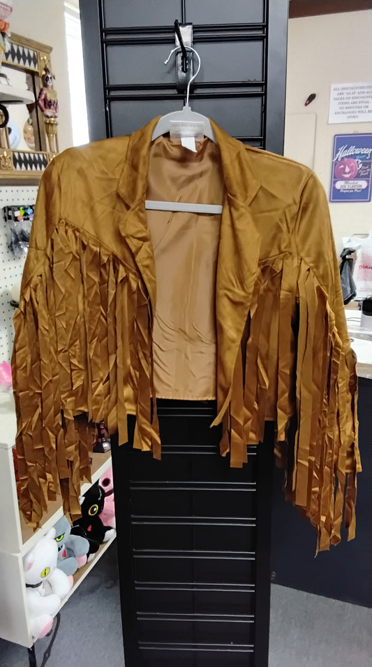 Western Cropped Fringe Jacket