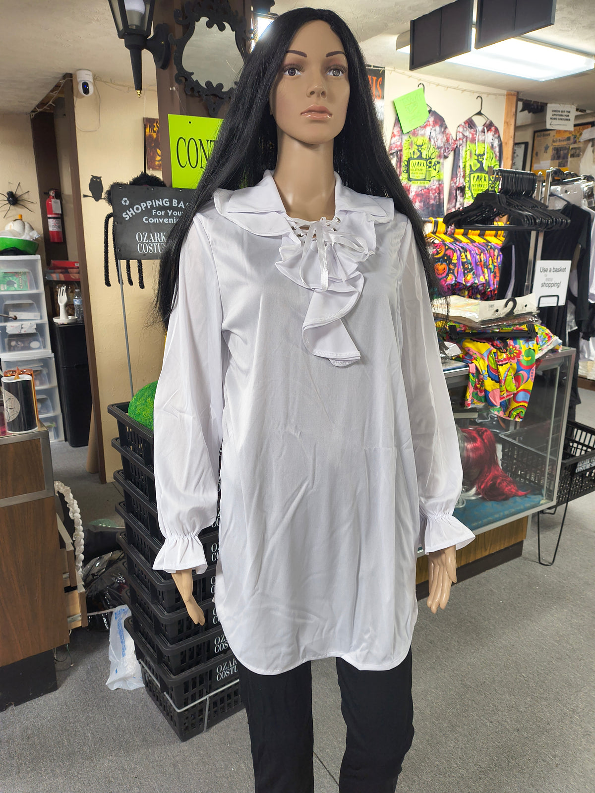 Pirate Laced Front Blouse