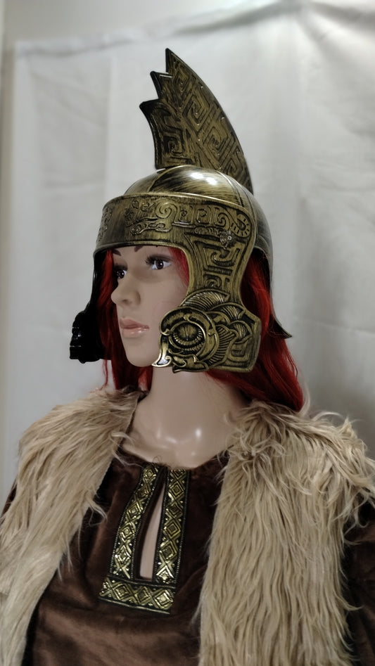 Gladiator Tiger Helmet - Gold