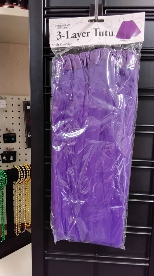 3 Layer Tutu Purple