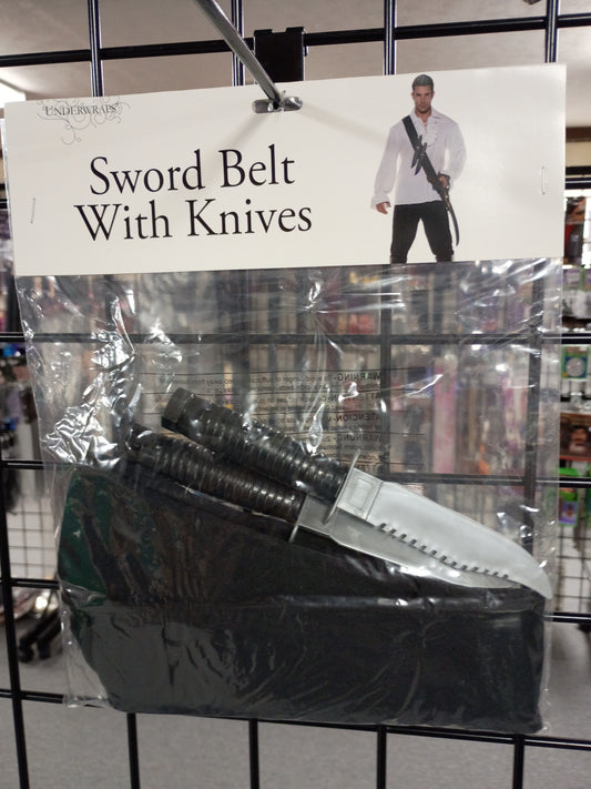 Sword Belt with Knives
