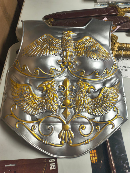 Metallic Foam Gladiator Chest Armor