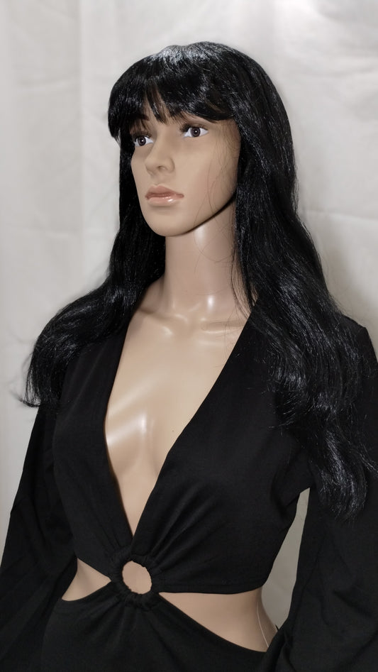 Curly Black Wig