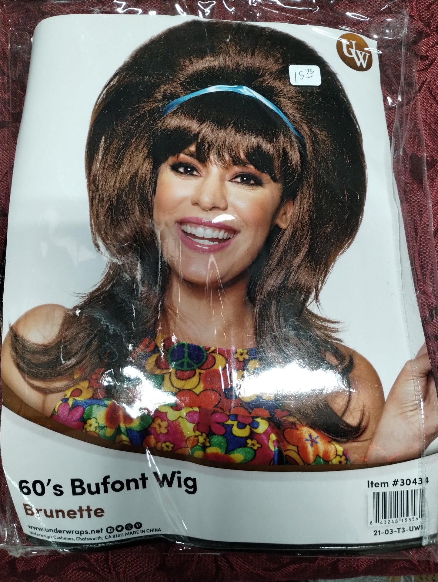 60's Bufont Wig - Brunette