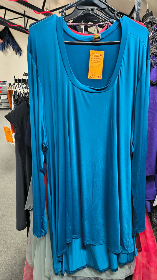 Blue Shirt Dress - 6X