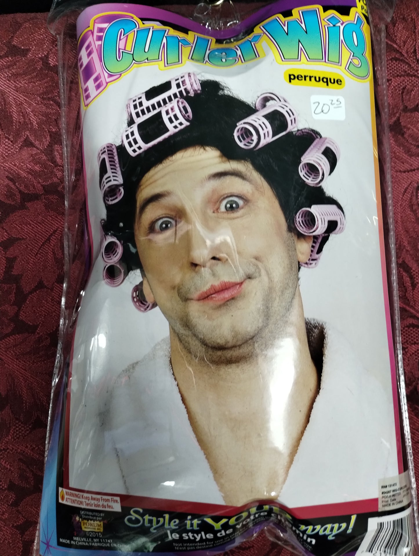 Old Lady Wig w/Curlers